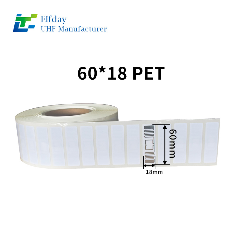 Compact UHF RFID Tracking Label 60*18mm for Asset Identification in Logistics Operations